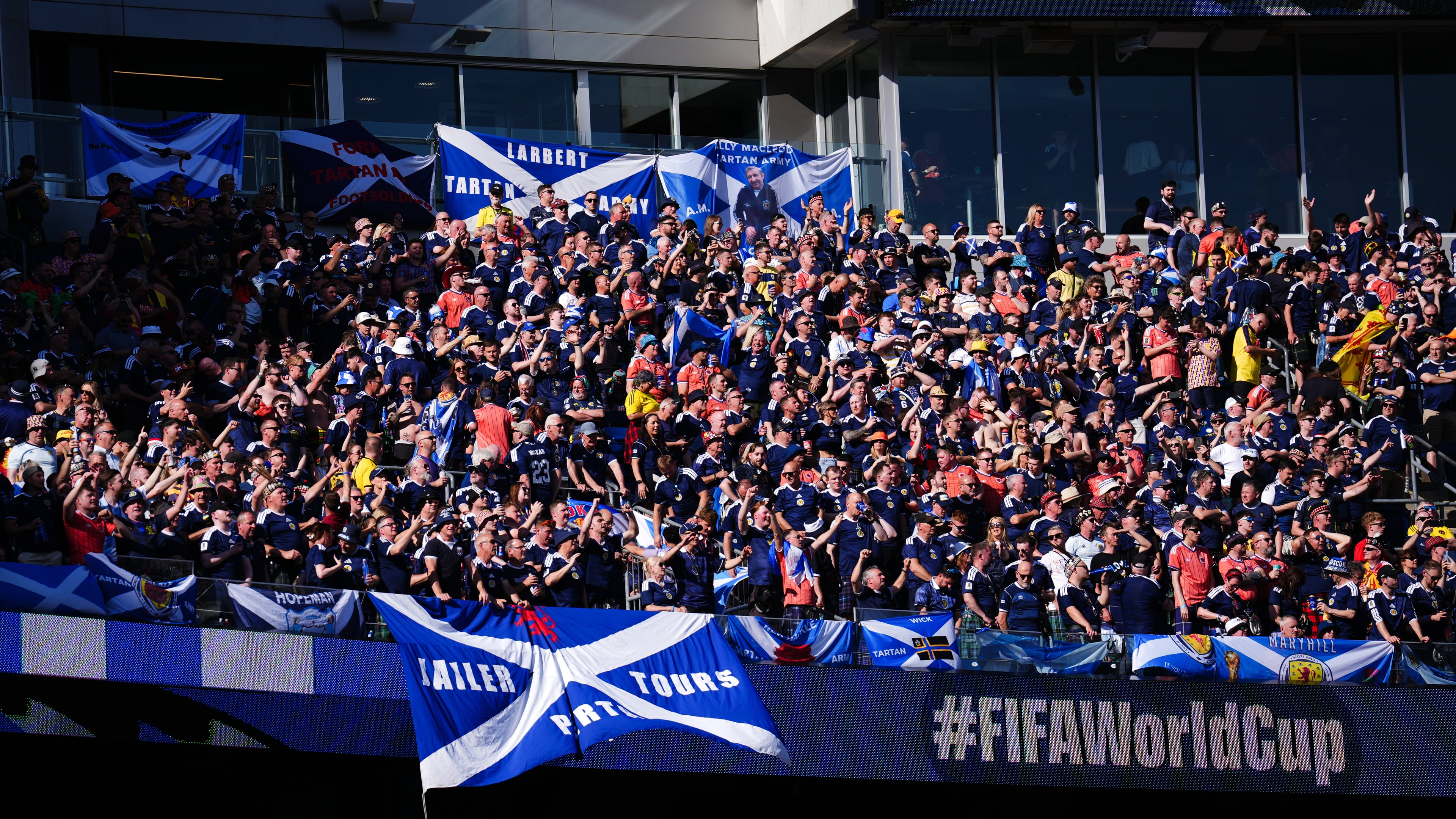 Scotland fans channel the spirit of the World Cup to leave Boston charmed